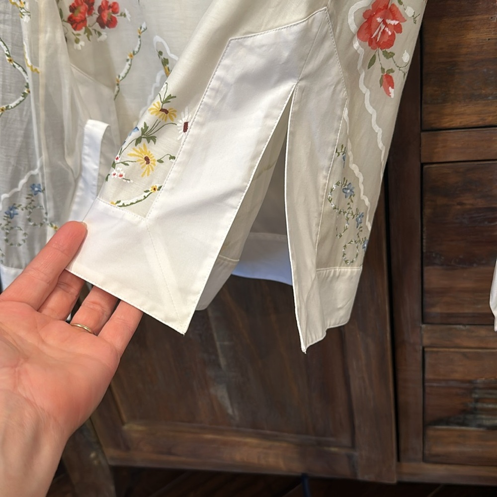 Tory Burch Handkerchief Embroidered Tunic - Picture 5 of 8